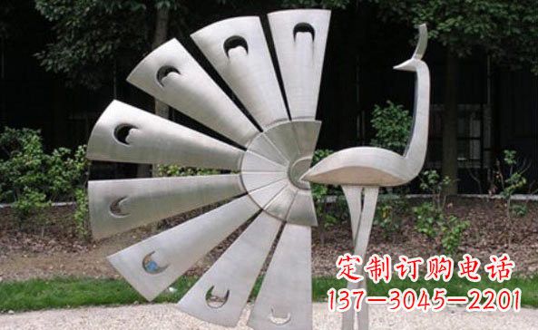 温州不锈钢抽象孔雀