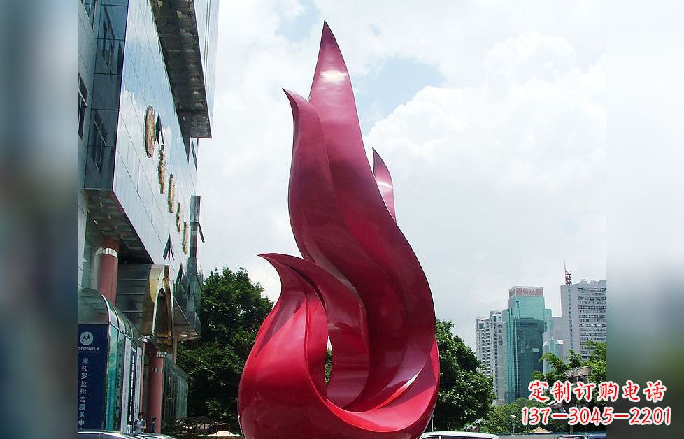 温州不锈钢抽象孔雀广场景观雕塑