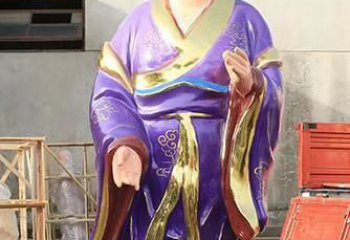 温州玻璃钢宗教庙宇彩绘八仙神像