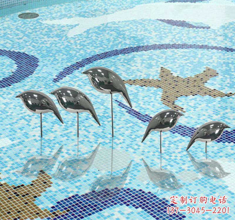 温州不锈钢创意鸽子雕塑