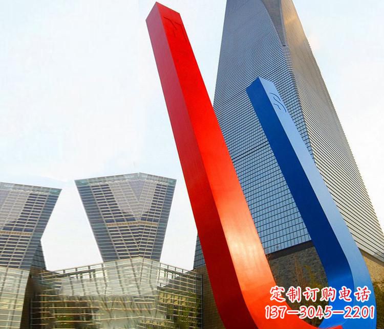 温州不锈钢磁铁景观雕塑