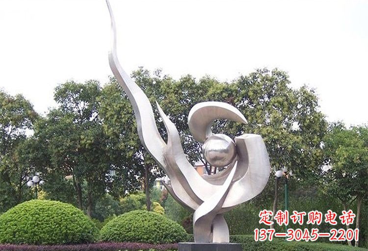 温州不锈钢大抽象鸽子雕塑