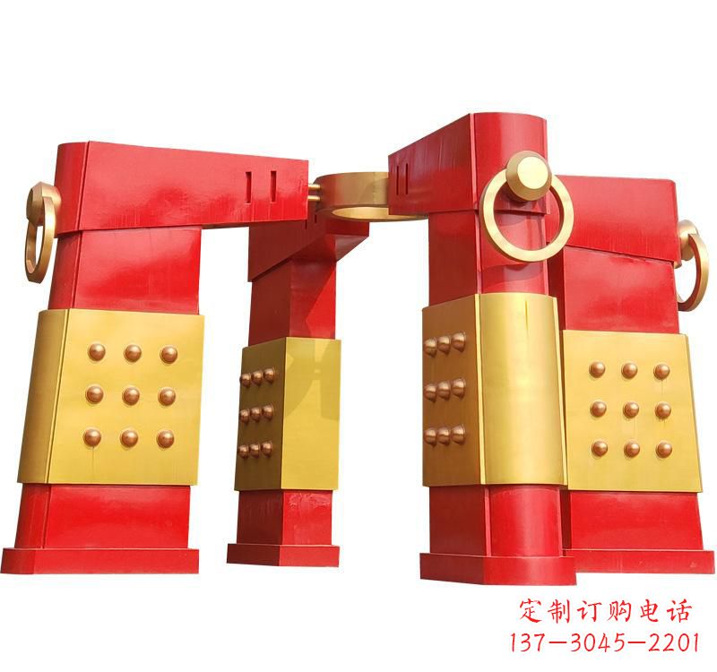 温州不锈钢大型拱门雕塑