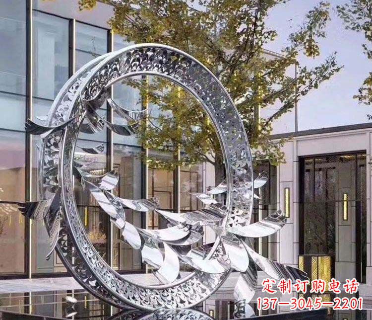 温州不锈钢大雁雕塑
