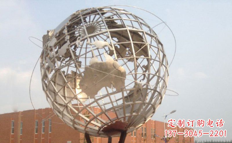 温州不锈钢地球雕塑——一件集美丽与坚固于一身的艺术品