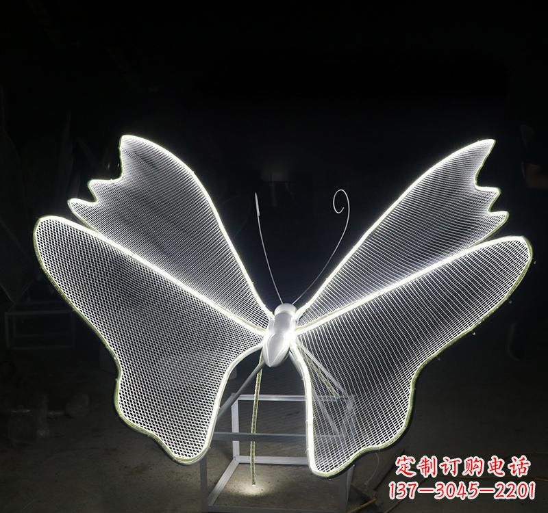 温州不锈钢灯饰蝴蝶雕塑