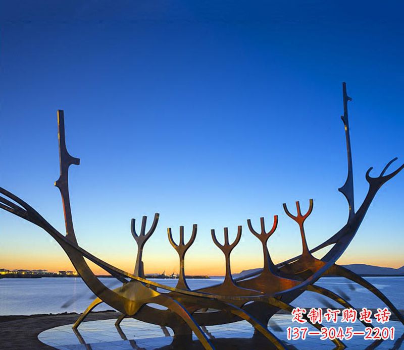 温州不锈钢帆船比赛运动雕塑