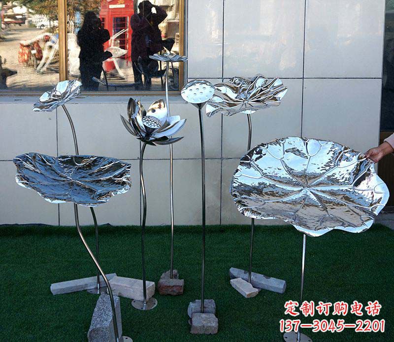 温州不锈钢仿真荷花