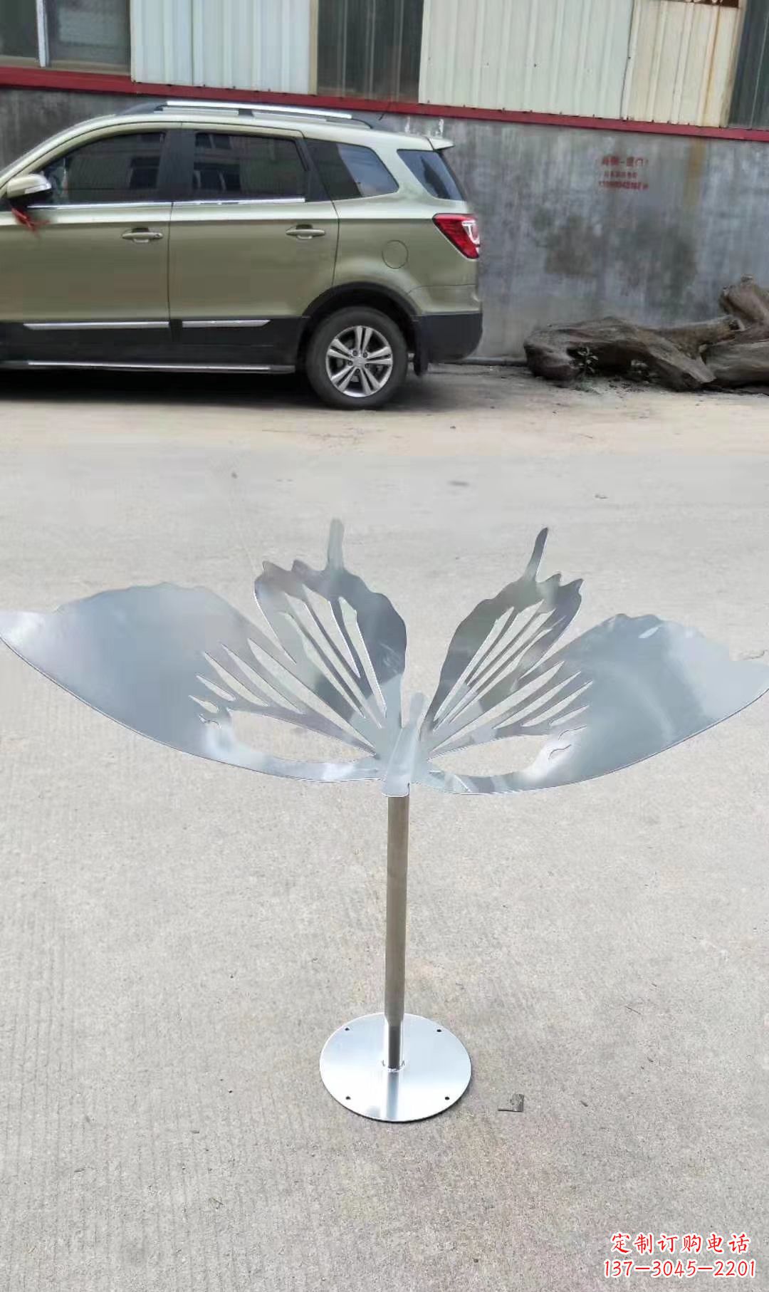 温州不锈钢仿真蝴蝶雕塑