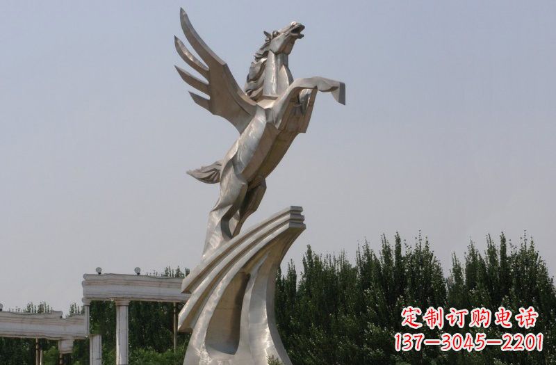 温州不锈钢飞马雕塑222