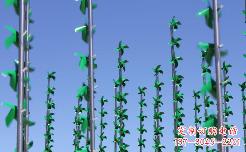 温州不锈钢风车景观雕塑