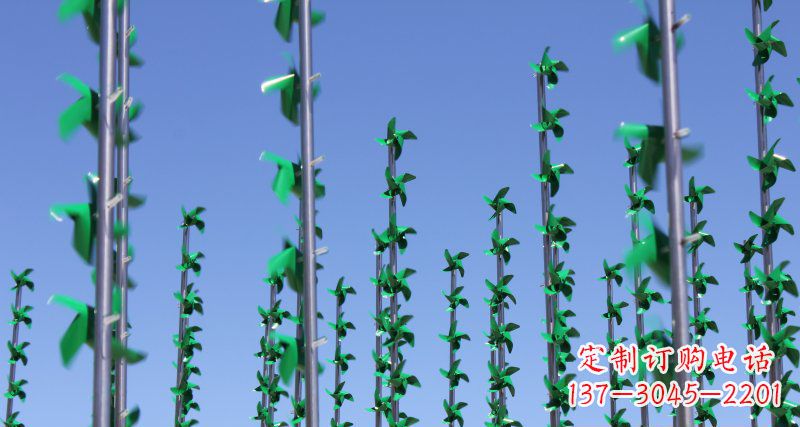温州不锈钢风车广场景观雕塑