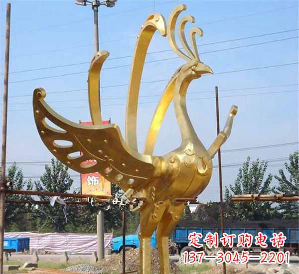 温州不锈钢凤凰雕塑