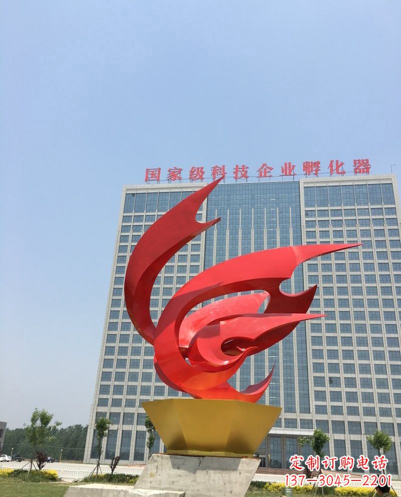 温州不锈钢凤凰雕塑222