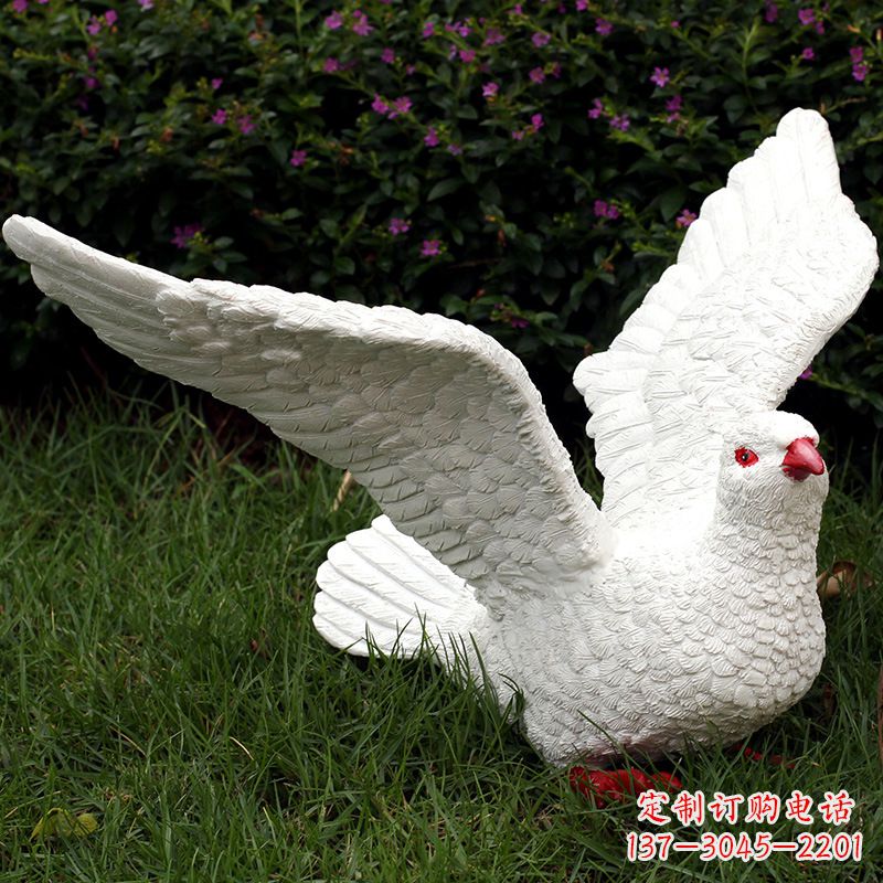 温州不锈钢鸽子雕塑