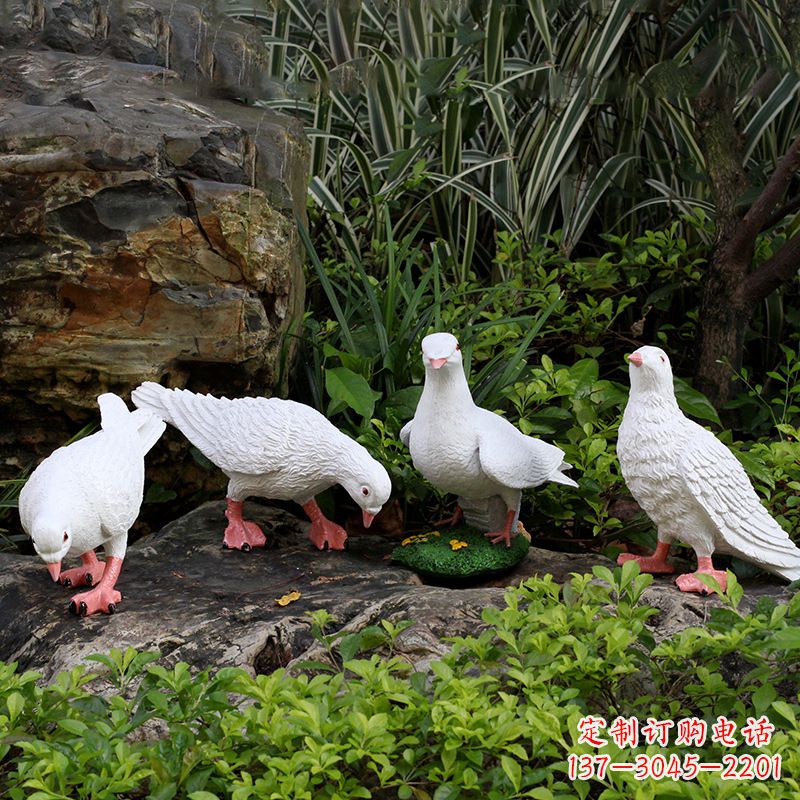 温州不锈钢鸽子立体雕塑