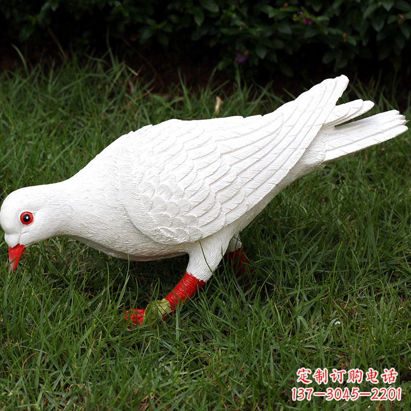 温州不锈钢鸽子主题雕塑
