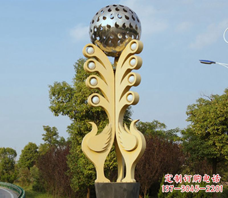 温州不锈钢公鸡抽象雕塑