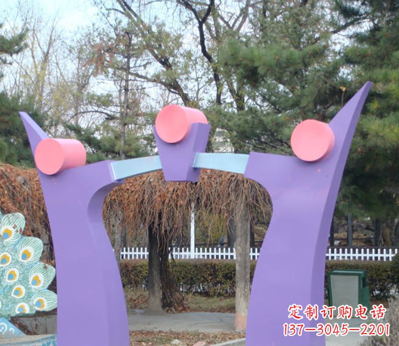 温州不锈钢公园不锈钢拱门雕塑