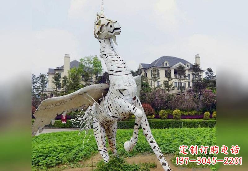 温州不锈钢独角兽雕塑