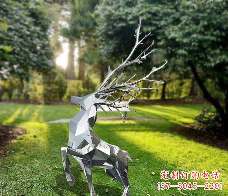 温州不锈钢公园动物鹿