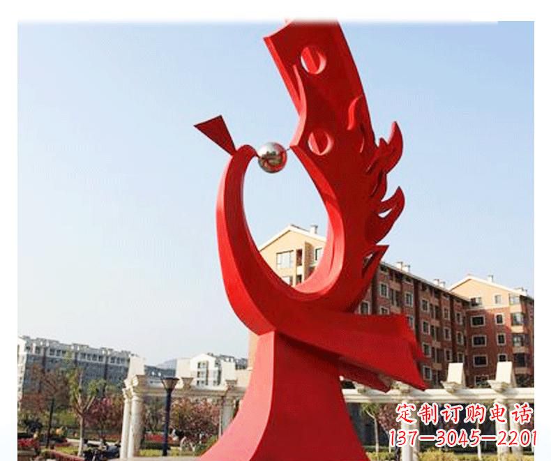 温州不锈钢公园凤凰雕塑