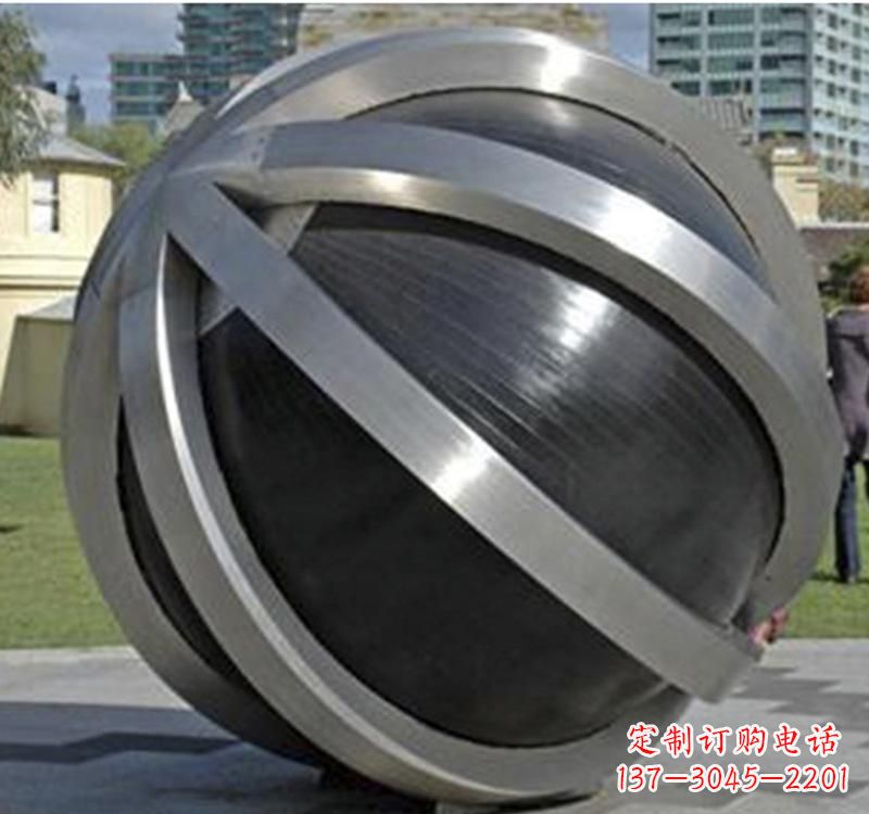 温州不锈钢公园红灯笼雕塑