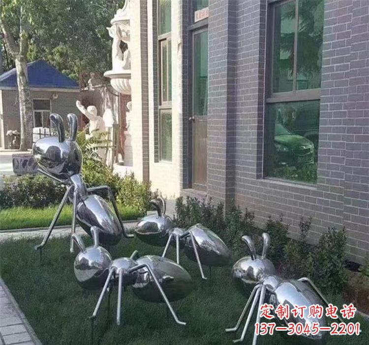 温州不锈钢公园蚂蚁雕塑