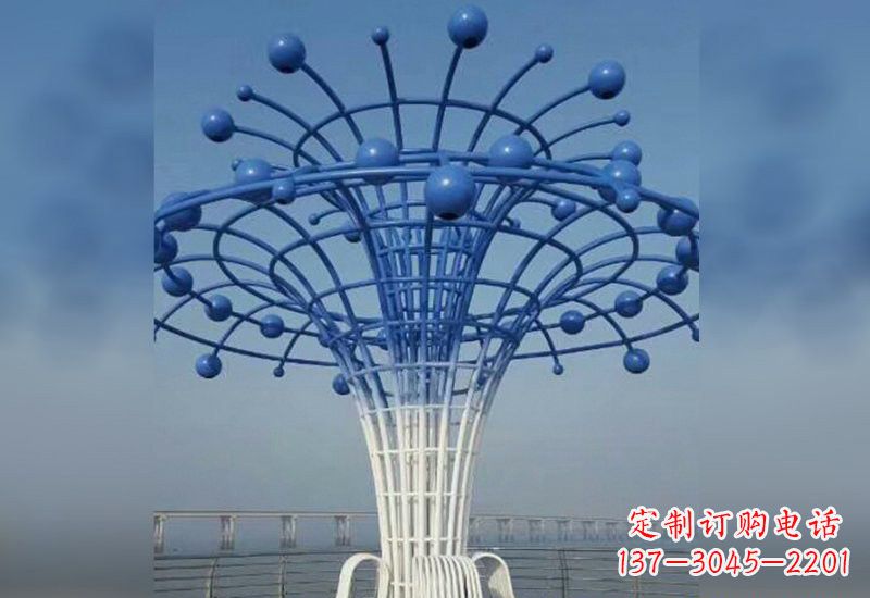 温州不锈钢广场抽象喷泉雕塑