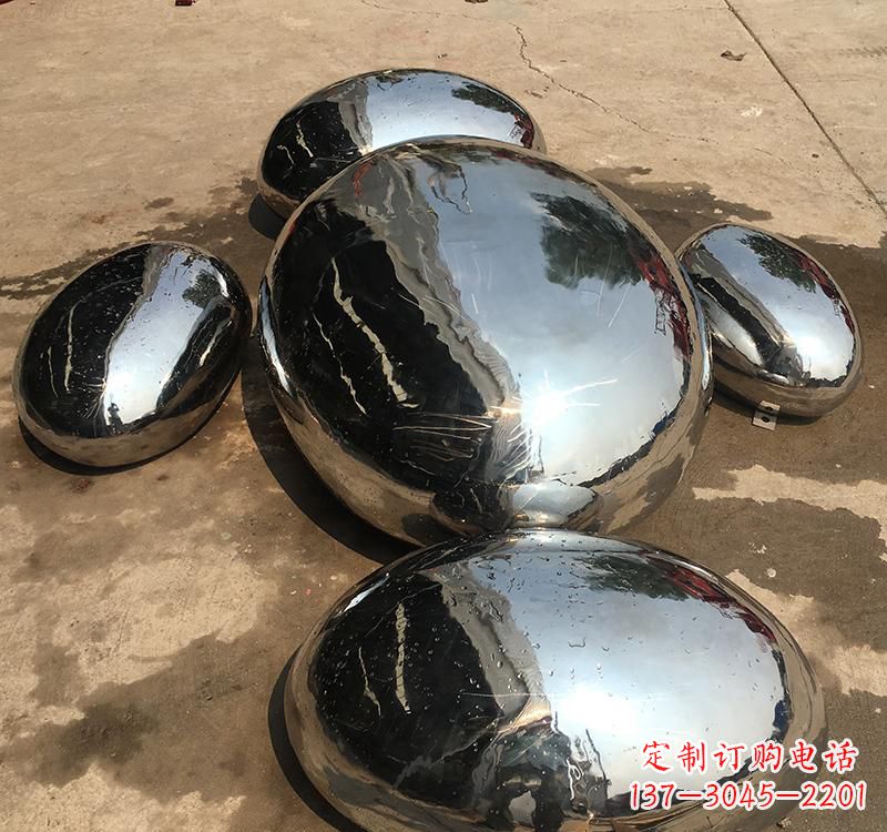 温州不锈钢广场抽象水滴雕塑