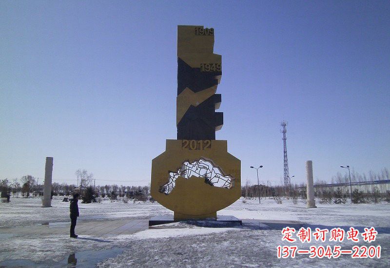 温州不锈钢钥匙雕塑精致且具有象征意义