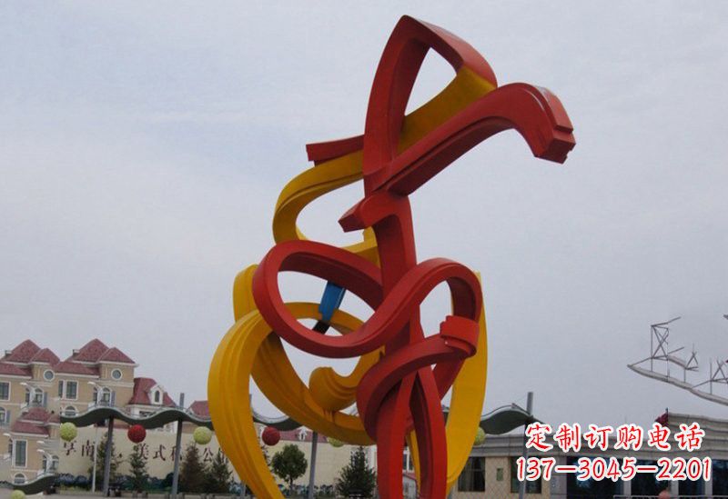 温州不锈钢音符雕塑美妙的视觉音乐