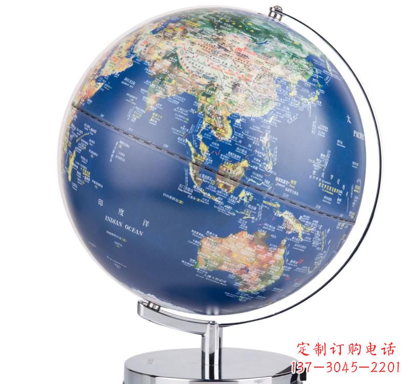 温州不锈钢广场地球仪雕塑