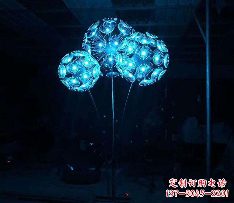 温州不锈钢蒲公英雕塑——象征着美丽的自由