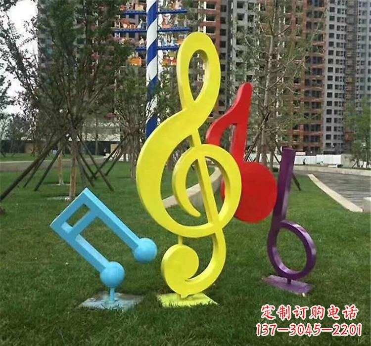 温州不锈钢广场音符雕塑