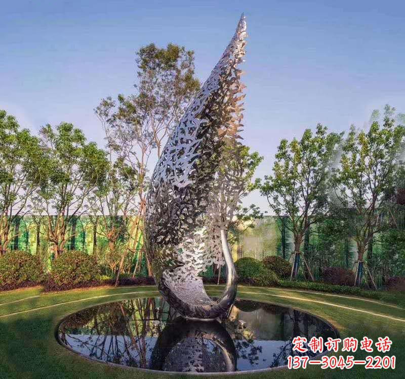 温州不锈钢凤凰雕塑精美绝伦