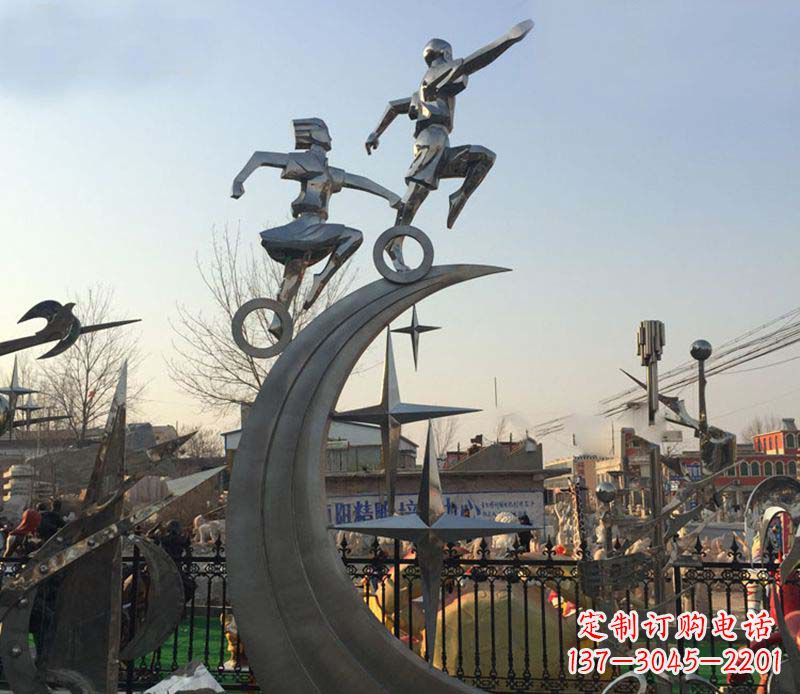 温州不锈钢海之星儿童雕塑
