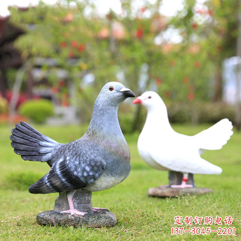 温州不锈钢和平鸽雕塑