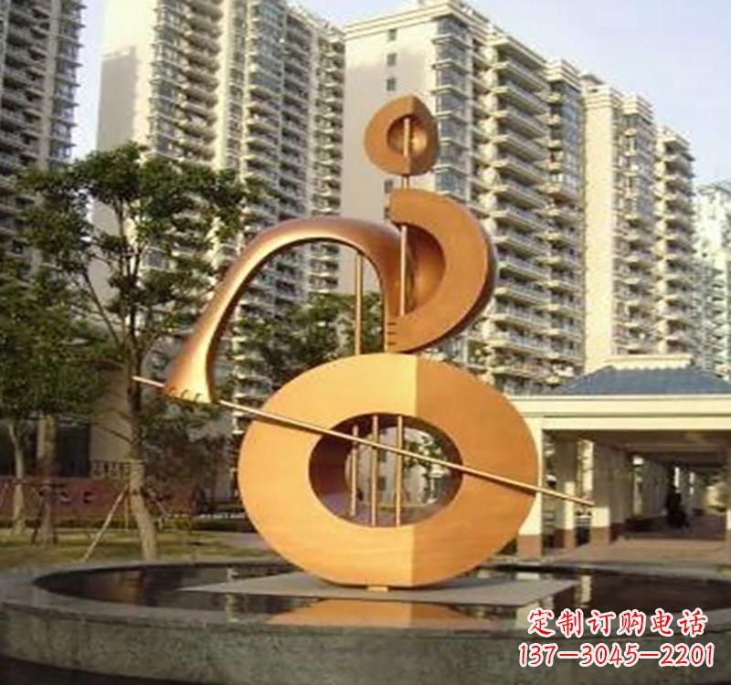 温州不锈钢葫芦乐器雕塑精致的艺术瑰宝