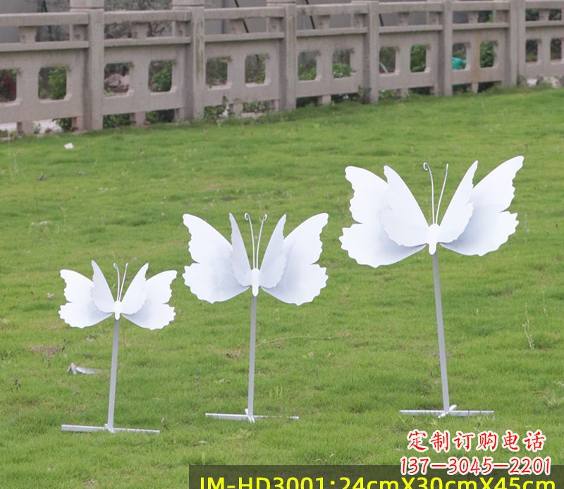 温州不锈钢蝴蝶组合雕塑