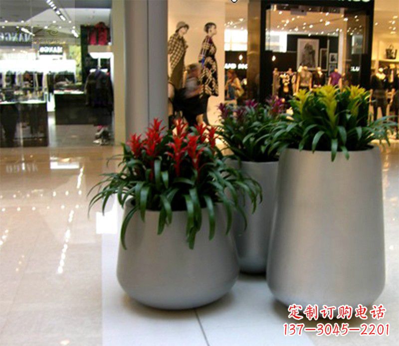 温州不锈钢花盆雕塑2