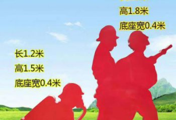 温州表彰消防英雄——不锈钢消防员人物雕塑