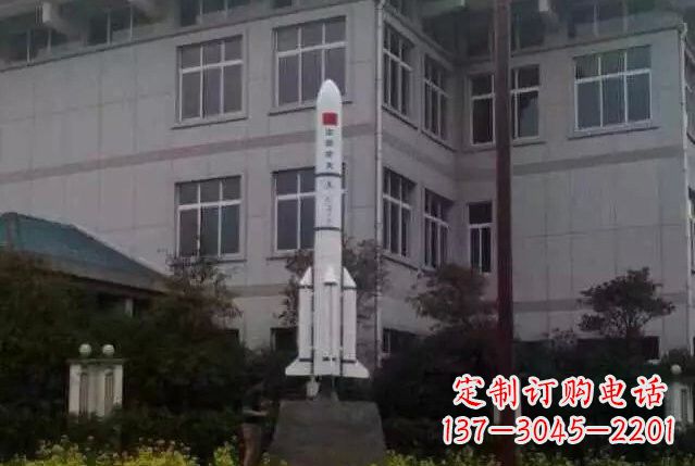 温州不锈钢火箭雕塑