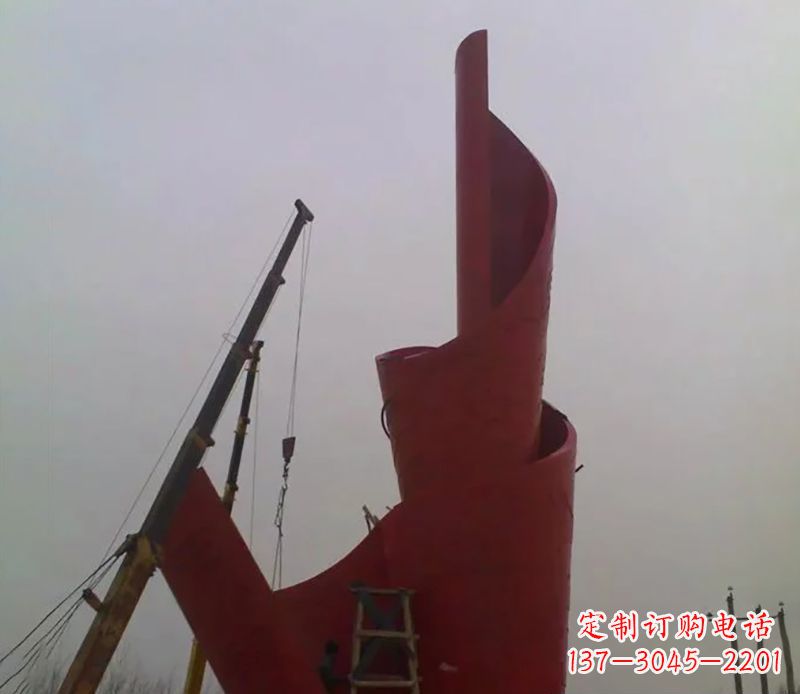 温州不锈钢火炬雕塑