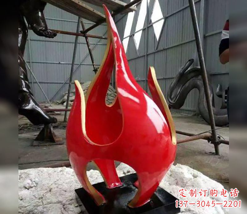 温州不锈钢火龙果雕塑
