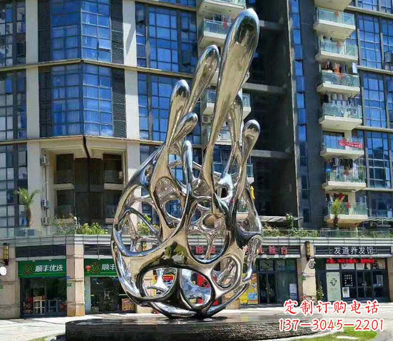 温州不锈钢火龙果景观雕塑