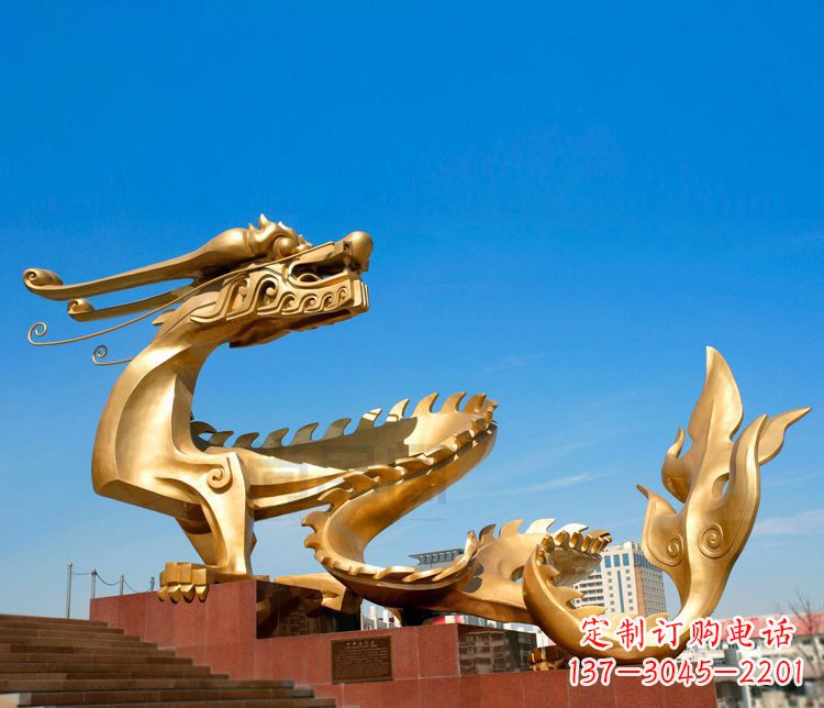 温州不锈钢金龙——雕塑之美