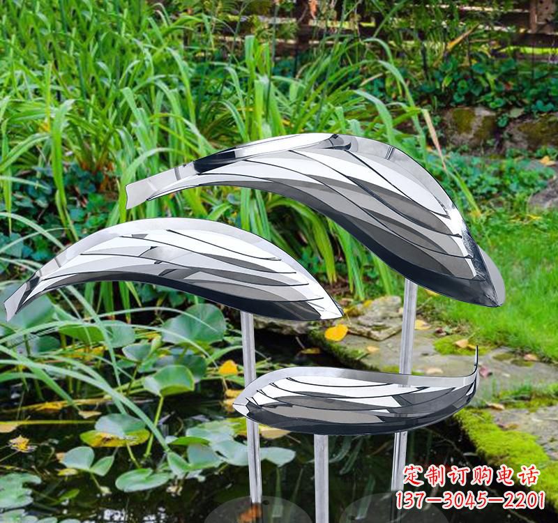 温州不锈钢景区动物鱼雕塑