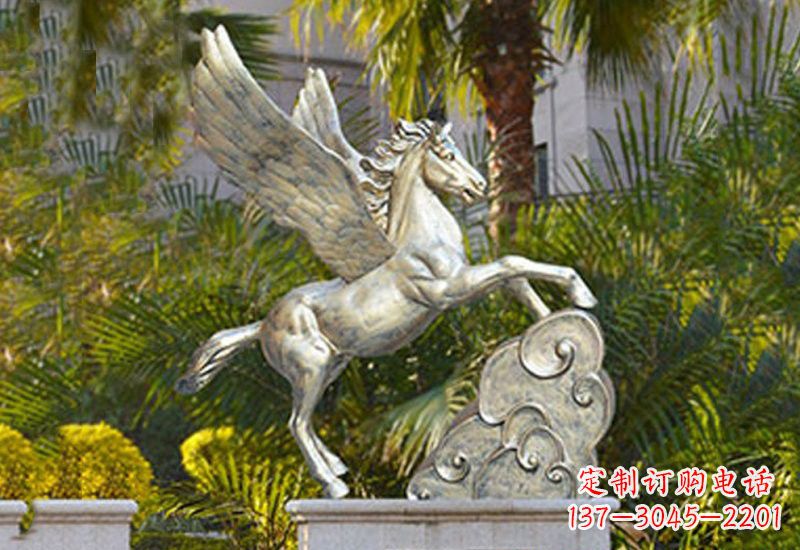 温州不锈钢景区飞马雕塑
