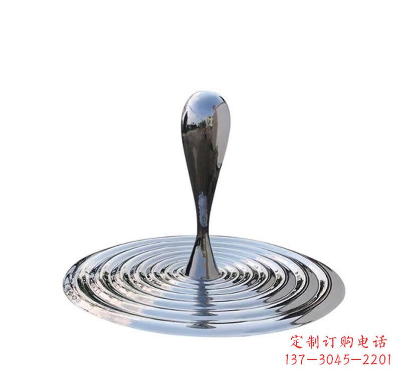 温州不锈钢景区水滴雕塑